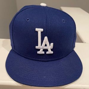 Kids LA Dodgers Fitted Baseball Hat